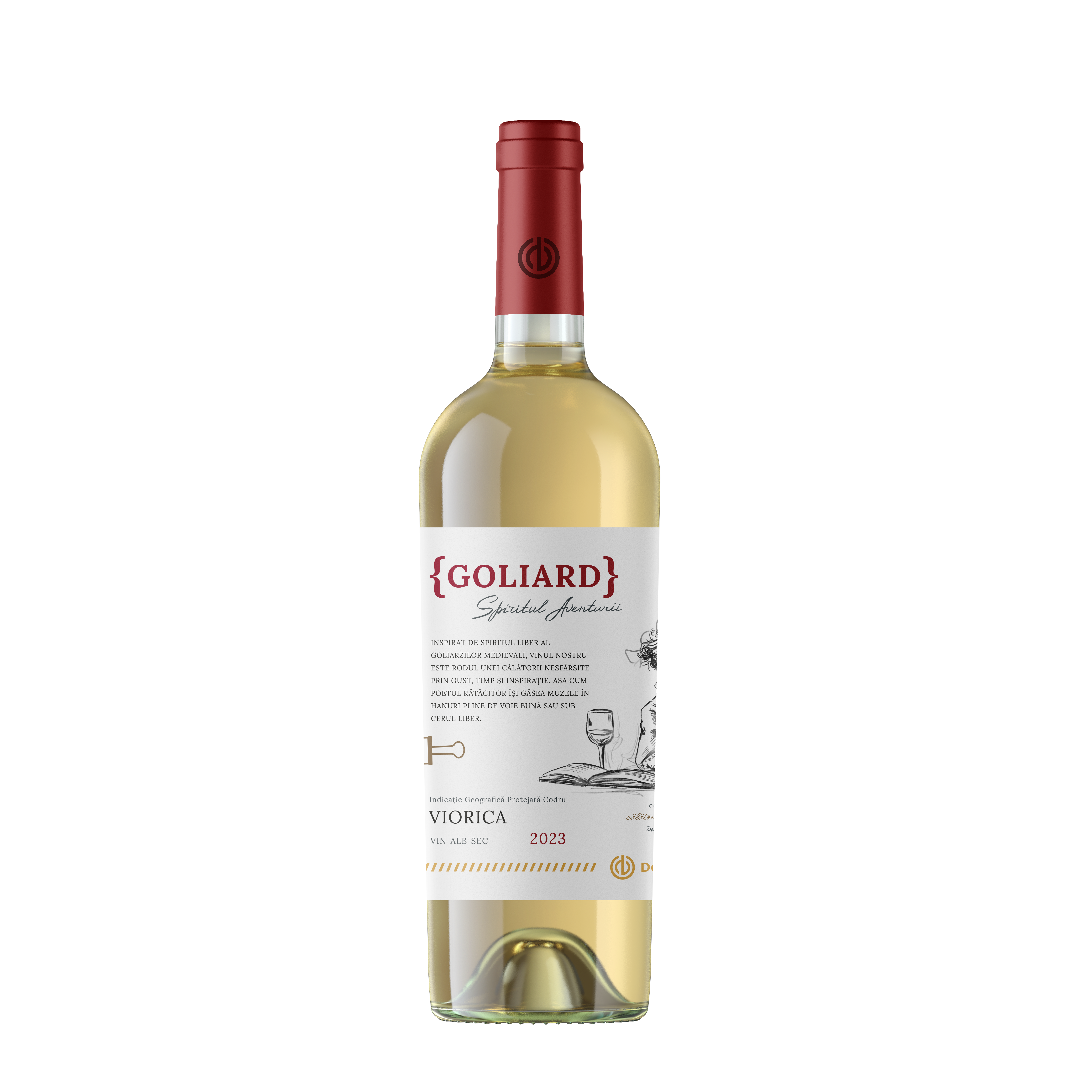 Goliard Viorica 2023 - Premium Moldovan white wine from Doina Vin